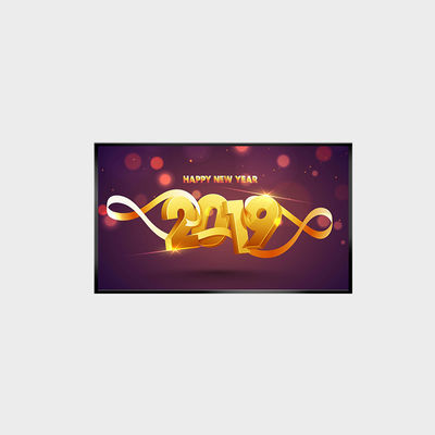 Iklan 43 Inch LCD Panel Tampilan Resolusi Tinggi LCD Tampilan 1000nits