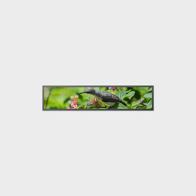37.8 Inci Iklan LCD Tampilan Bar Tipe 1920 * 387 LVDS 2000nits