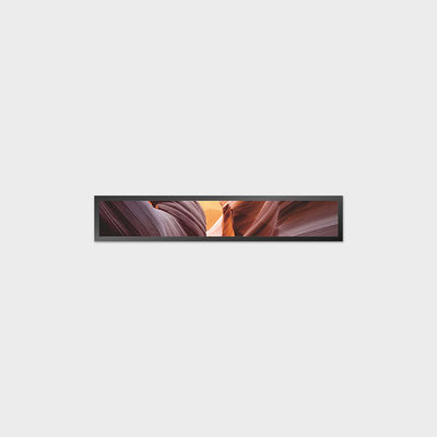 36.6 Inch Bar Type LCD Display 1920*290 LVDS 550nits Untuk papan iklan