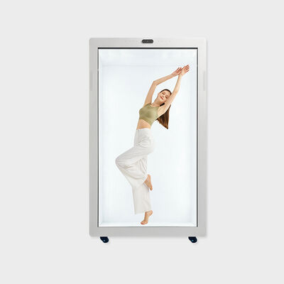 Mesin Layar LCD Transparan 75 Inci Dengan Fungsi Sentuh 2160*3840 Win10