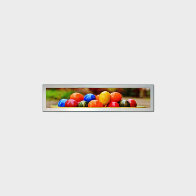 13.8 inci Bar Type LCD Display 1920*358 LVDS 700nits Bus Iklan Layar