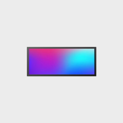 29.6 inci LCD Iklan Tampilan 1920 * 760 LCD Papan Iklan 2000nits