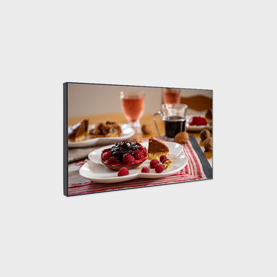 43 Inch Four-sided LCD Advertising Board 1000nits 0-50°C Fungsi Tampilan
