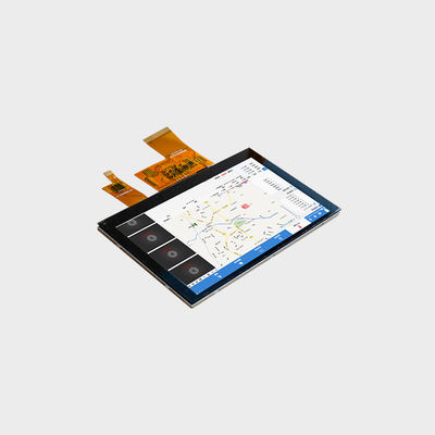 5.0 Inci Medium Dan Kecil LCD Display 800×480 RGB 500 Nits Display Dengan Panel Sentuh