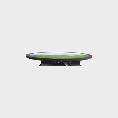 23.6 Inci Layar LCD Bulat 848*848 700nits Mesin Iklan Android