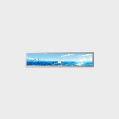 Aplikasi Dalam Ruangan LCD TFT Tipe Batang 19,2 Inci Mendukung Signage Ruang Pameran