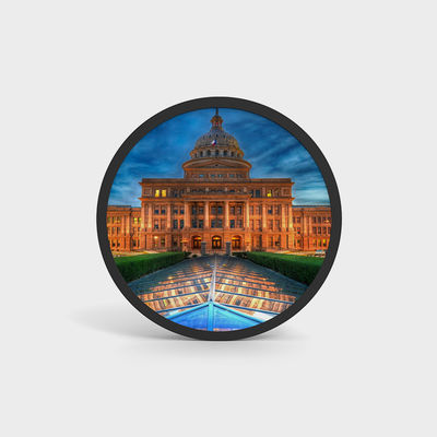 15.7 Inci Lingkaran LCD Tampilan 960×960 700nits Android11 LCD Mesin Iklan