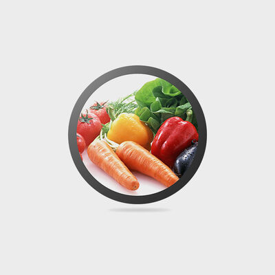 Layar LCD Bulat 8,2 Inci Resolusi 1080*1080 Suhu Lebar