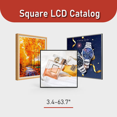 Layar LCD Persegi Kecerahan Tinggi dalam Ukuran Panel 3,4-63,7" dan Kecerahan Tipe 500-1000