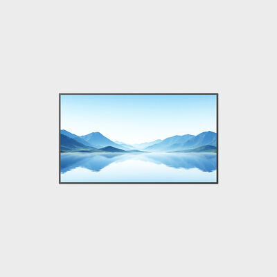 Monitor Etalase Toko Luar Ruangan Layar TFT Kecerahan Tinggi 65 Inci