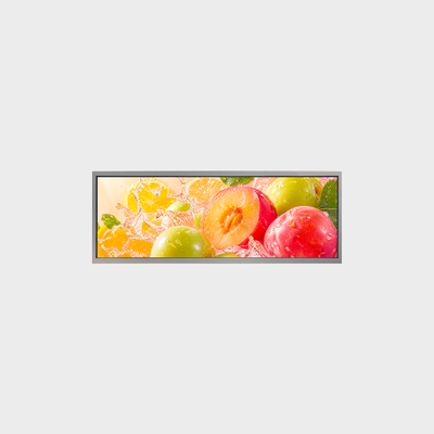 Layar LCD Tipe Batang 19,78 inci 1920*640 Antarmuka LVDS Suhu Lebar