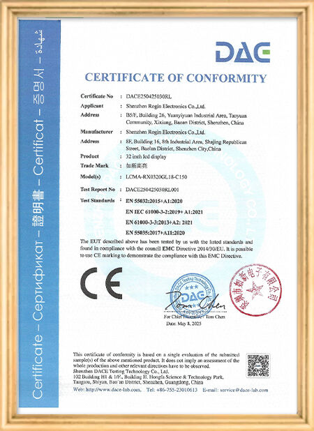 Cina Shenzhen Rogin Electronics Co., Ltd. Sertifikasi