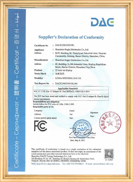 Cina Shenzhen Rogin Electronics Co., Ltd. Sertifikasi