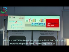 58Tampilan tipe batang 0,5 inci dengan solusi sistem Android