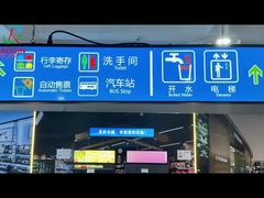 47.6 inci Layar LCD Ber sisi Dua Iklan 1920 * 360