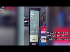 Layar Iklan LCD TFT 43.9 inci Mendukung Aplikasi Indoor dan Outdoor