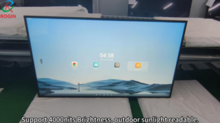 Layar LCD Kecerahan Tinggi 75 Inci Layar 3840*2160 V-By-One 4000 Nits